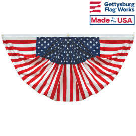 3x6' Americana Pleated Fan
