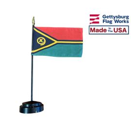 Vanuatu Stick Flag - 4x6"