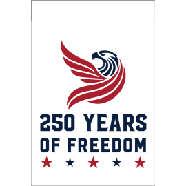 250 Years of Freedom Garden Flag by Gettysburg Flag Works