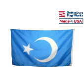 Uyghur Awareness Protest Flag - Historical Flag of East Turkestan 