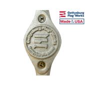 Gettysburg Flag Works 9" Aluminum Flagpole Cleat
