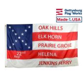 20th/22nd Arkansas 1864 Flag - 3x5'