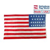 Historical American 25 Star Flag