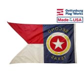2nd Texas Cavalry Guidon Flag - 3x5'