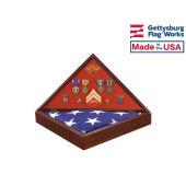 Memorial Case "Heritage" Walnut Open