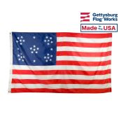 34 Star Cross of St Andrew 1836 Flag - 3x5'