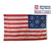 34 Star Cross of St Andrew 1836 Flag - 3x5'