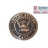 Navy Adhesive Medallion