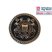 3" Coast Guard Bronze Medallion - Adhesive Backed 3" Diameter