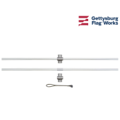 Fiberglass avenue banner hardware