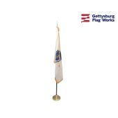 Massachusetts Indoor Flag Set-3x5