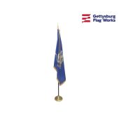 Connecticut Indoor Flag Set-3x5