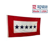 Service Star Flag (5 Blue Stars) - 3x5'