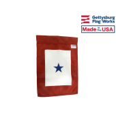 Service Star - 1 Blue Star Garden Flag