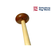 Premium Pine Boat Flagpole - Choose Options