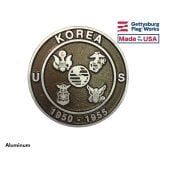 Korean War Aluminum Grave Marker