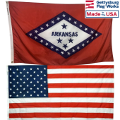 Arkansas & Battle-Tough® American Flag Combo Pack