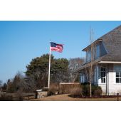 zeus fiberglass light duty flagpole