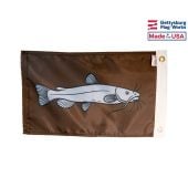 12x18" Catfish Fish Flag - Fishing Boat Flag