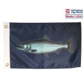 12x18" Chinook Salmon Flag - Fishing Boat Flag
