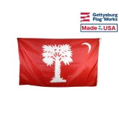 "Big Red" Palmetto Citadel Flag-Officially Licensed 