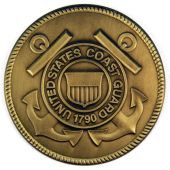 Coast Guard Brass Medallion