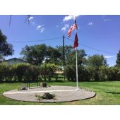 Easy Order Fiberglass Flagpole 25'