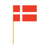 Denmark Stick Flag