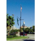 50' Nautical Double Mast Flagpole