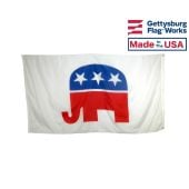 3x5' Republican G.O.P. Flag - Elephant 