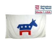 3x5' Democratic Flag - Democrat Donkey