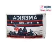 America 250 Dare To Cross Flag, 1776-2026