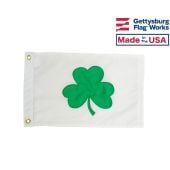 12x18" "Glamrock" Shamrock Boat Flag (Sewn)
