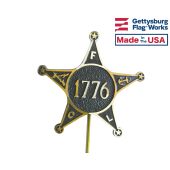 War of 1776 Veteran Bronze Grave Marker 