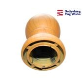 Ball, Wood, for Rotating Poles