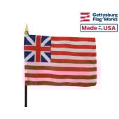 Grand Union Stick Flag - 4x6"