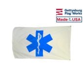 STAR OF LIFE FLAG - 3X5'