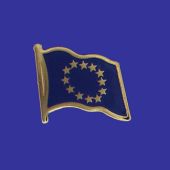 Europe Lapel Pin (Single Waving Flag)