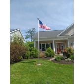 20' Economy Sectional Flagpole