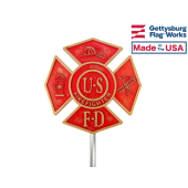 Firefighter Thermoplastic Grave Marker