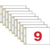 Golf Flag Set 1-9 numbered