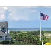 Zeus 25' Severe Weather Fiberglass Flagpole