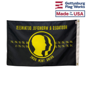 Hand Sewn Hostage and Wrongful Detainee Flag - Full Appliqué
