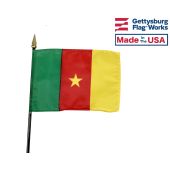 Cameroon Stick Flag - 4x6"