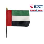 United Arab Emirates Stick Flag - 4x6"