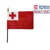 Tonga Stick Flag - 4x6"