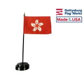 Hong Kong Stick Flag - 4x6"