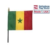 Senegal Stick Flag - 4x6"