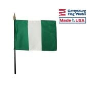 Nigeria Stick Flag - 4x6"
