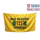 Vietnam War Veteran Flag Front